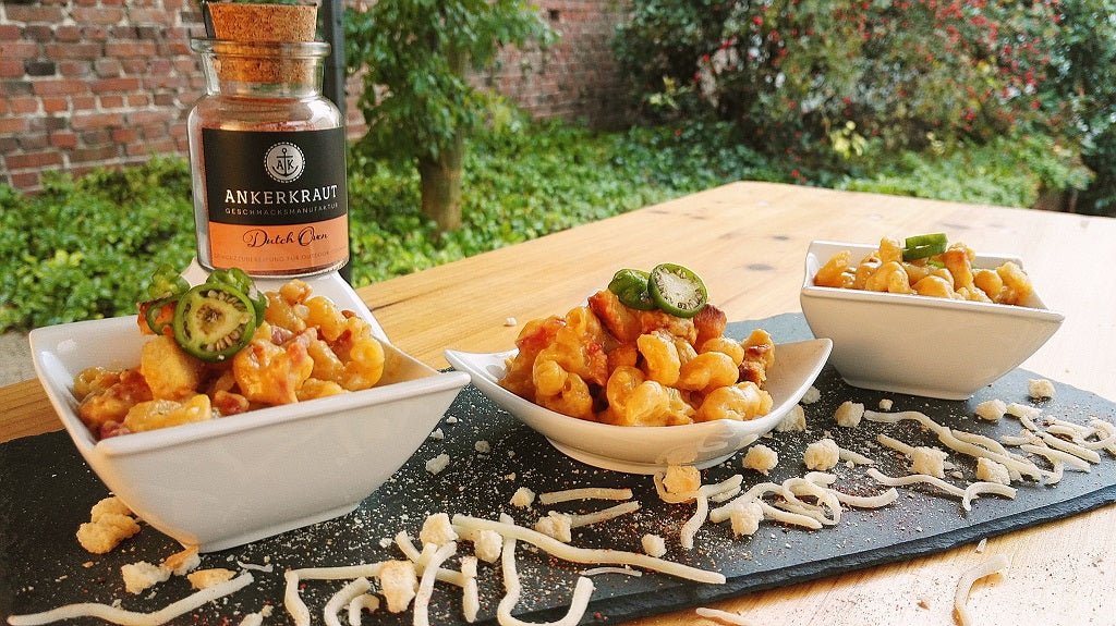 REZEPT: Mac'n'Cheese aus dem Dutch Oven - grillstir.com