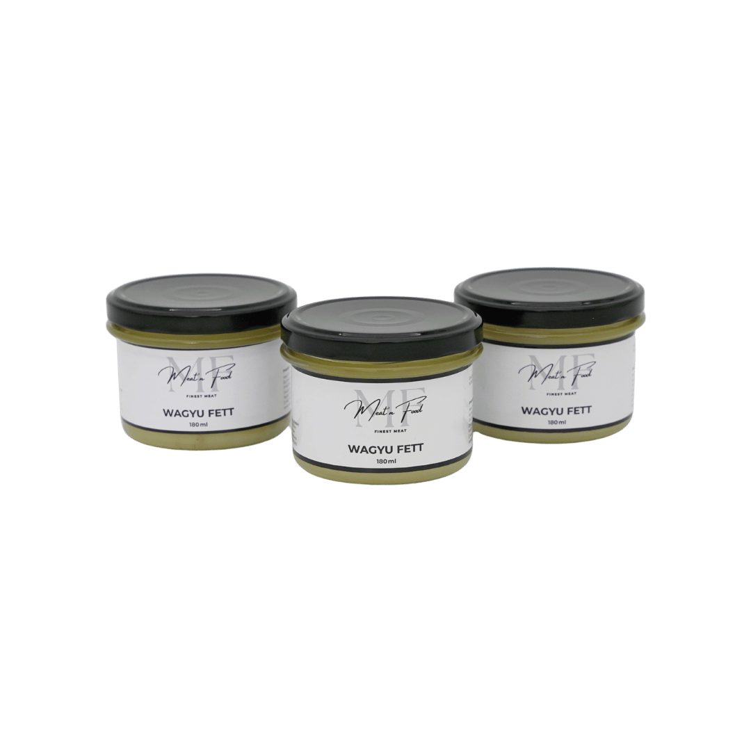 100% Vollblut Wagyufett 180 ml | Meat’n’Food – Finest Meat - grillstir.com100% Vollblut Wagyufett 180 ml | Meat’n’Food – Finest MeatWagyu FettMeat 'n' Foodgrillstir.com
