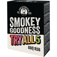 Smokey Goodness Try all 5 Rubs Box - 150 g