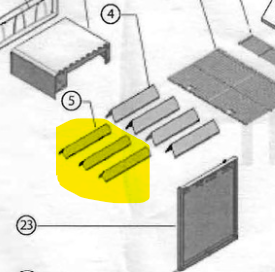 Broil Chef Flammschutzblech klein