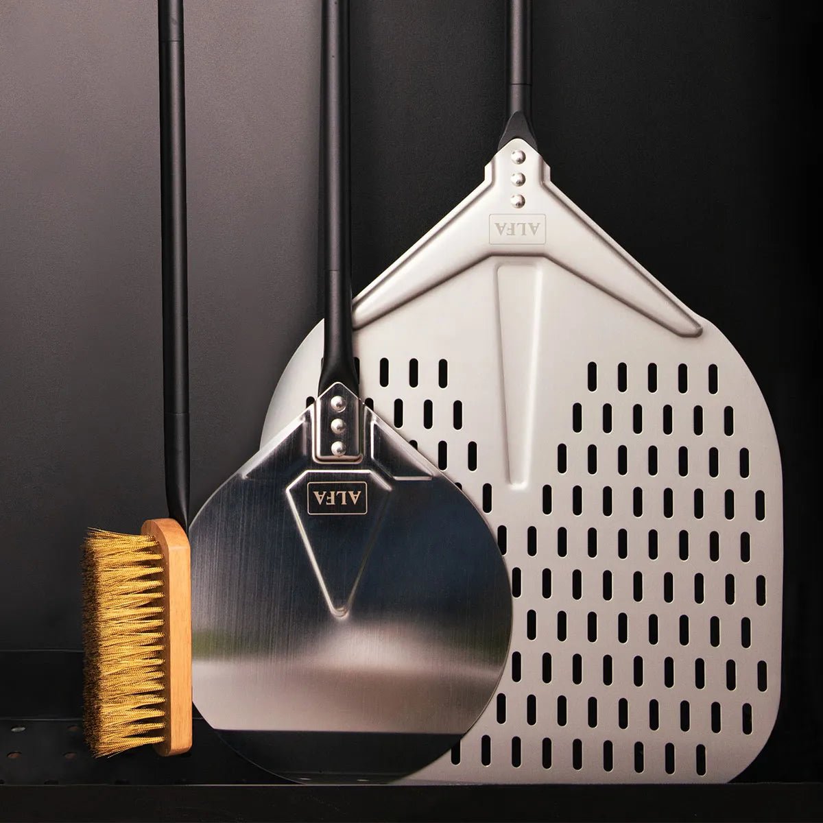 Alfa Forni Pizzaschauel Set 3 tlg. - L - grillstir.comAlfa Forni Pizzaschauel Set 3 tlg. - LPizzazubehörAlfa Fornigrillstir.com