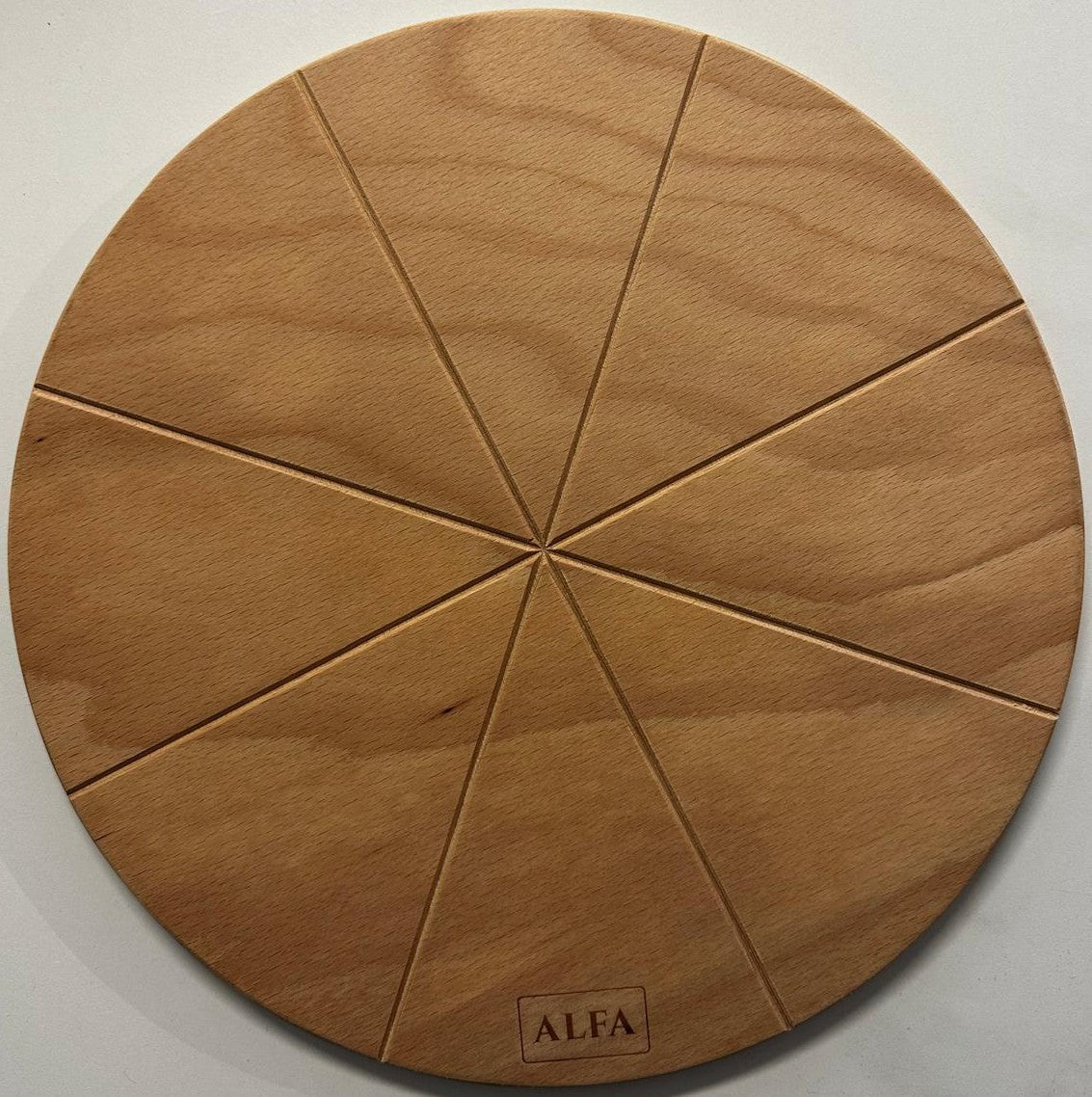 Alfa Pizza Schneidebrett aus Buchenholz Ø 34cm - grillstir.comAlfa Pizza Schneidebrett aus Buchenholz Ø 34cmAlfa Fornigrillstir.com