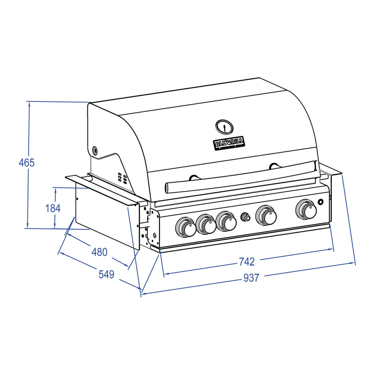 All`Grill Chef L Built - In Schwarz - grillstir.comAll`Grill Chef L Built - In SchwarzALL'GRILLgrillstir.com100929Black41124899