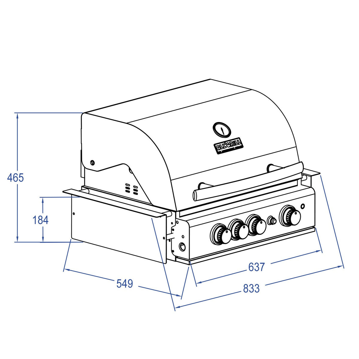 All`Grill Chef M Built - In Schwarz - grillstir.comAll`Grill Chef M Built - In SchwarzALL'GRILLgrillstir.com100949Black50332707