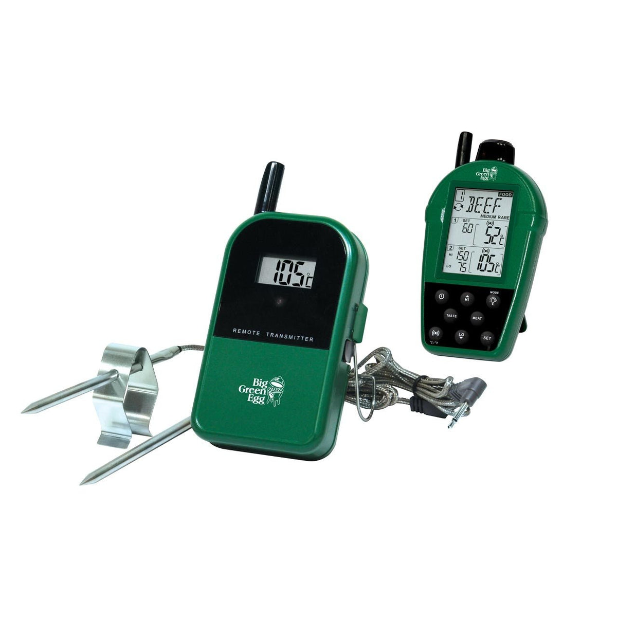 Big Green Egg Funkthermometer mit 2 Fühlern - grillstir.comBig Green Egg Funkthermometer mit 2 FühlernBig Green Egggrillstir.comBGE - 1163830665719116383