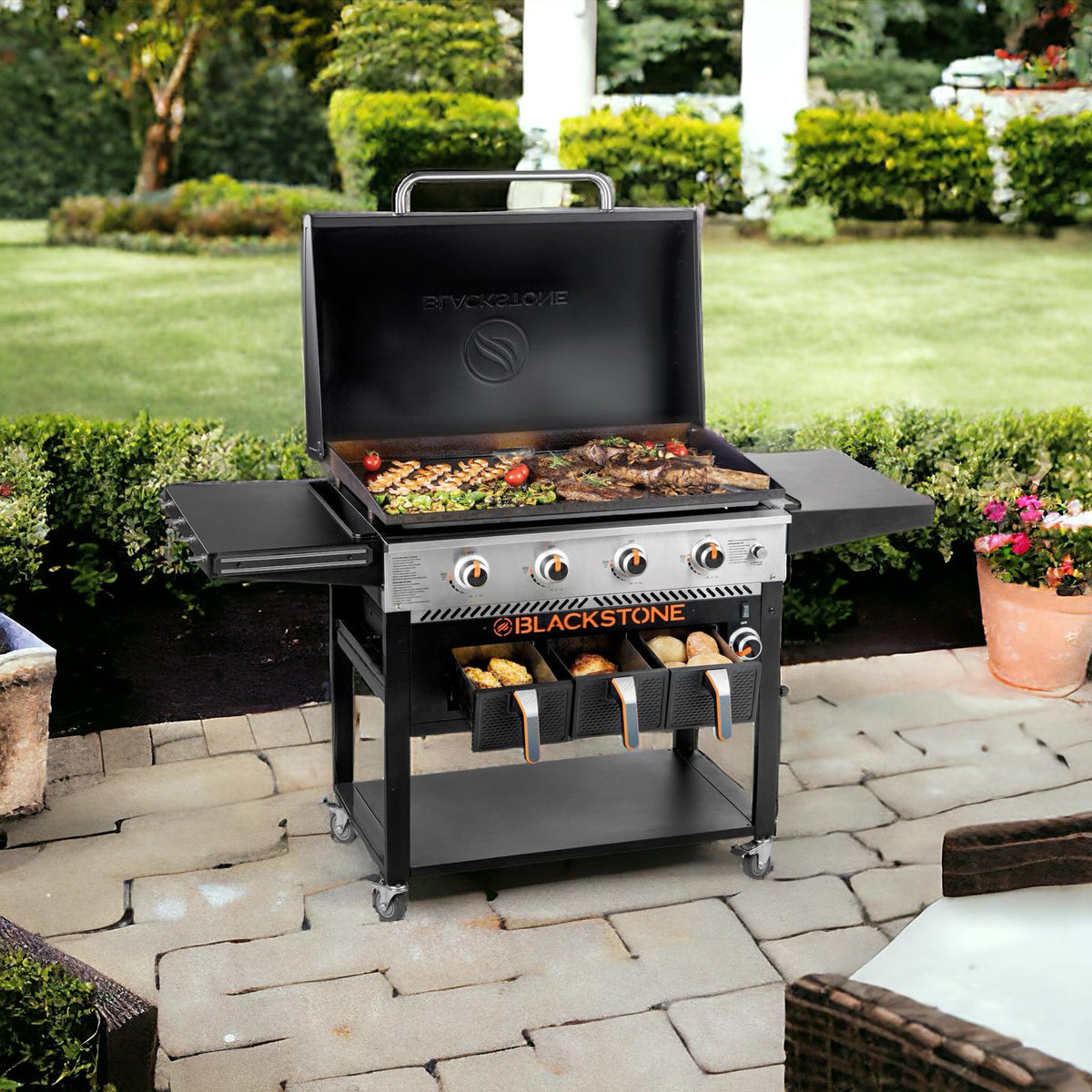Blackstone 36“ Griddle Grillstation mit Airfryer - grillstir.comBlackstone 36“ Griddle Grillstation mit Airfryergrillstir.comgrillstir.com