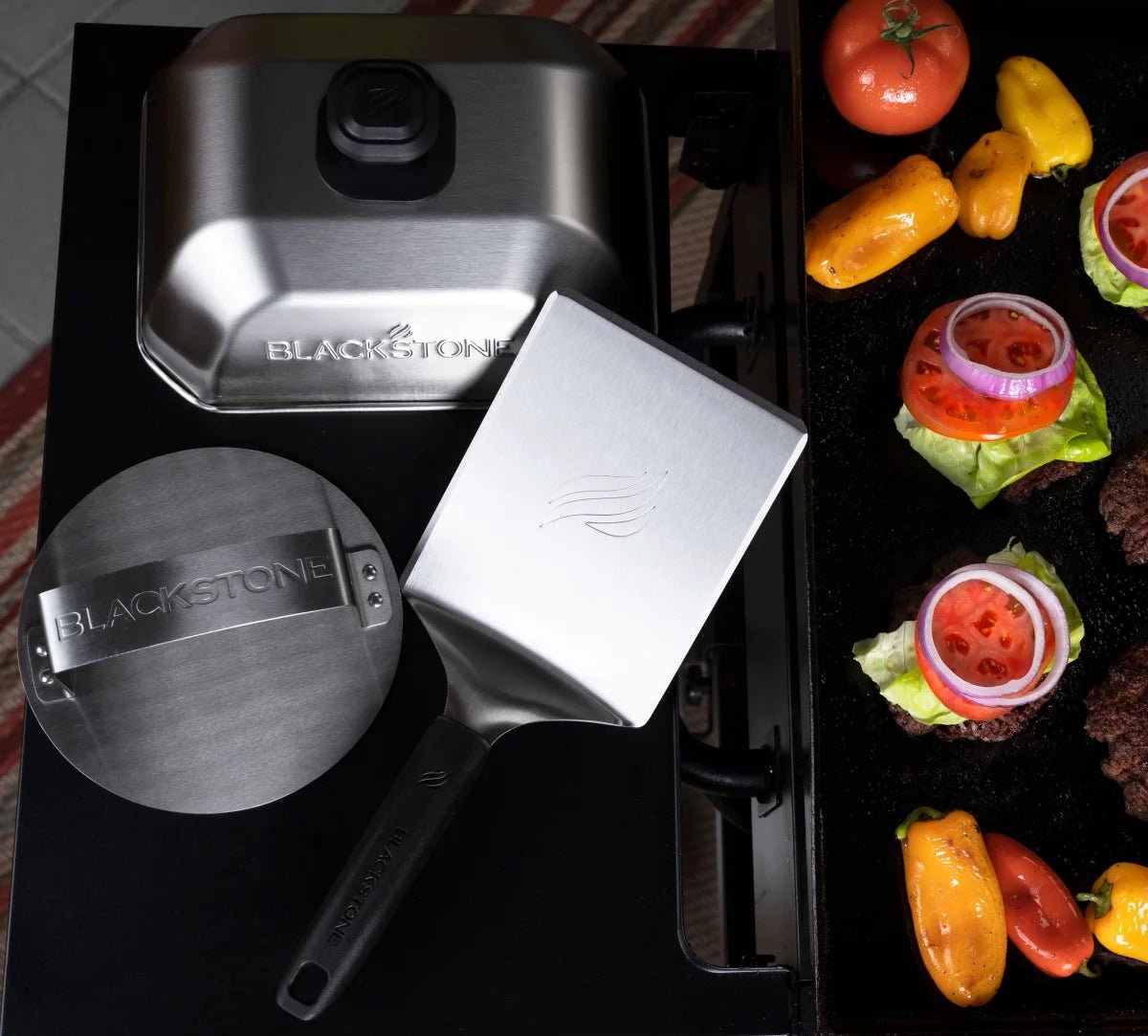 Blackstone Griddle Burger Kit – 3 teilig - grillstir.comBlackstone Griddle Burger Kit – 3 teiligBlackstonegrillstir.com
