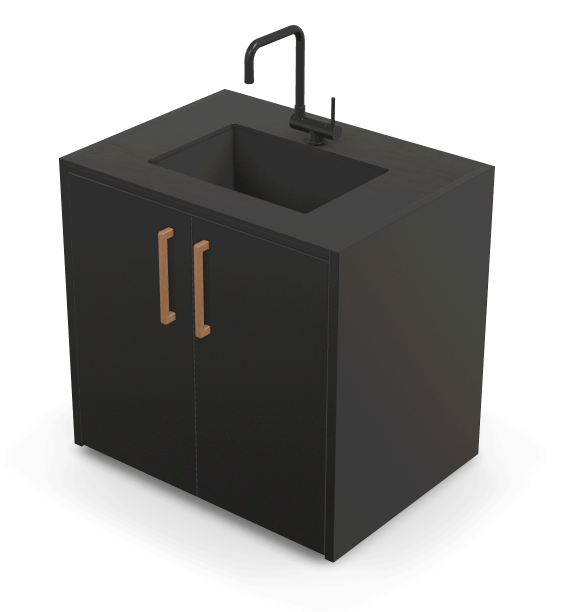 Brabura CT 90 Waschbeckenmodul - grillstir.comBrabura CT 90 WaschbeckenmodulBraburagrillstir.com