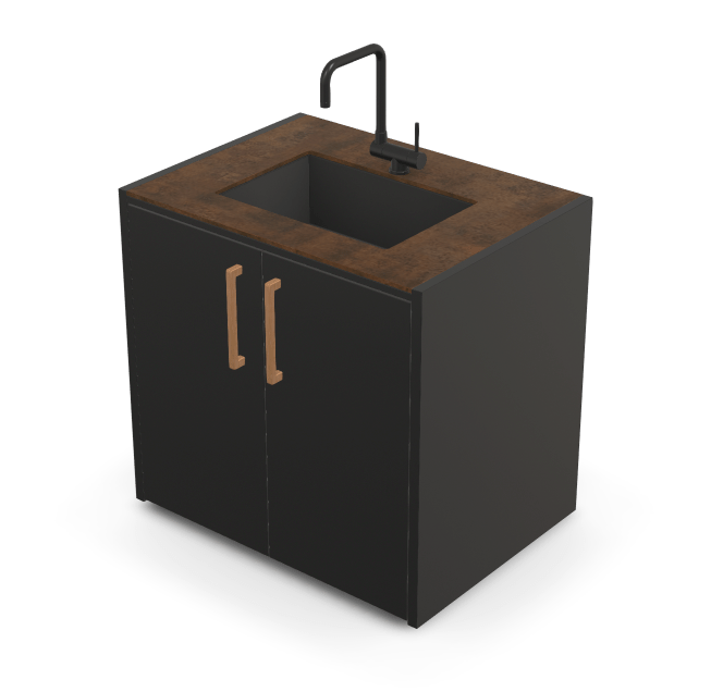 Brabura CT 90 Waschbeckenmodul - grillstir.comBrabura CT 90 WaschbeckenmodulBraburagrillstir.com