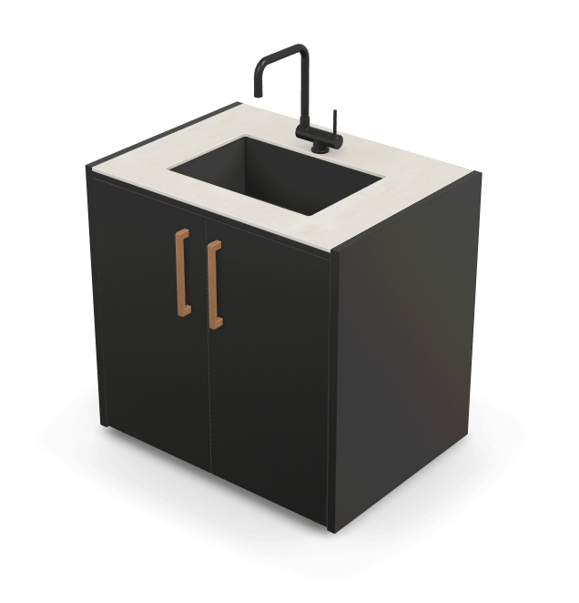 Brabura CT 90 Waschbeckenmodul - grillstir.comBrabura CT 90 WaschbeckenmodulBraburagrillstir.com