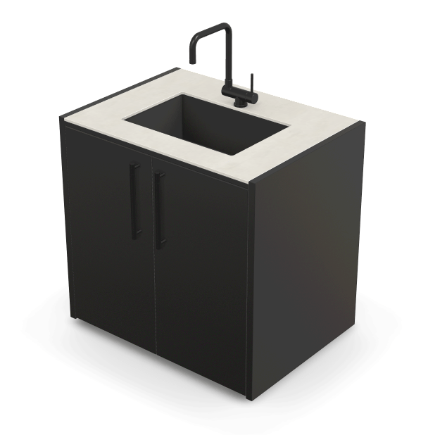 Brabura CT 90 Waschbeckenmodul - grillstir.comBrabura CT 90 WaschbeckenmodulBraburagrillstir.com
