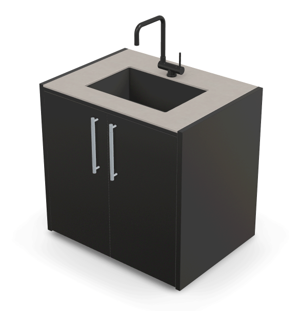 Brabura CT 90 Waschbeckenmodul - grillstir.comBrabura CT 90 WaschbeckenmodulBraburagrillstir.com