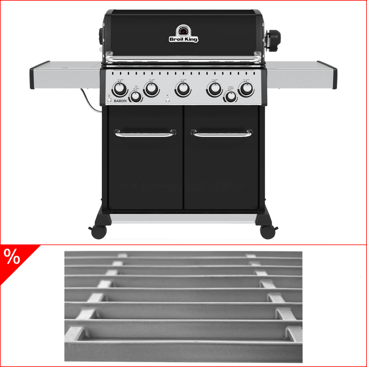 Broil King Baron 590 inkl. Drehspieß & Edelstahlgussrost - grillstir.comBroil King Baron 590 inkl. Drehspieß & EdelstahlgussrostGrillbundleBroil Kinggrillstir.com