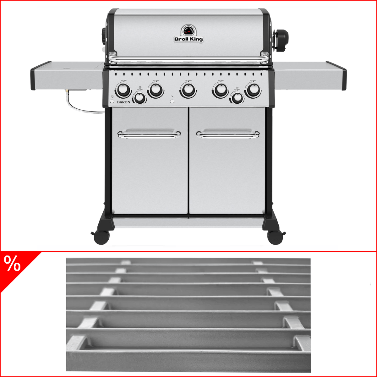 Broil King Baron S 590 IR inklusive Drehspieß, Infrarotbrenner & Edelstahlgussrost - grillstir.comBroil King Baron S 590 IR inklusive Drehspieß, Infrarotbrenner & EdelstahlgussrostGrillbundleBroil Kinggrillstir.com