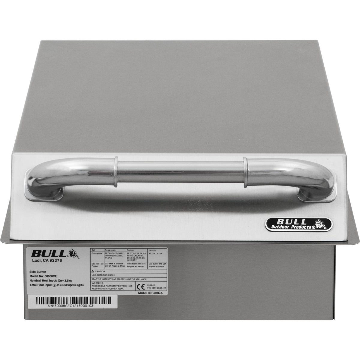 Bull Seitenbrenner Single Built - In - grillstir.comBull Seitenbrenner Single Built - InBullgrillstir.comBU60008CE