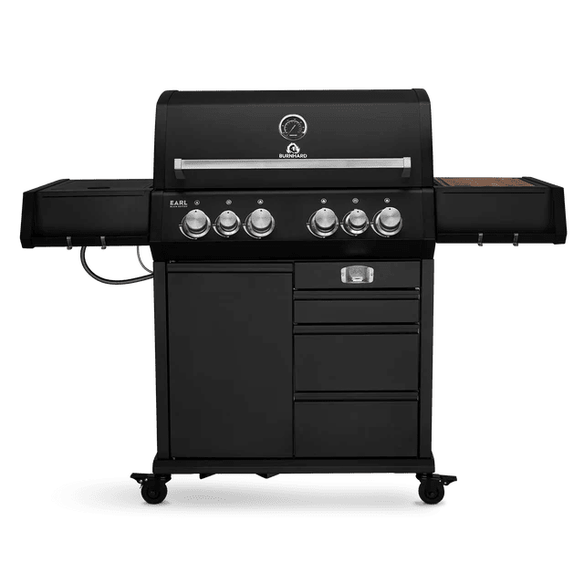 Burnhard Big EARL Premium-Gasgrill 4-Brenner Black mit Edelstahlrosten - grillstir.comBurnhard Big EARL Premium-Gasgrill 4-Brenner Black mit EdelstahlrostenBurnhardgrillstir.com