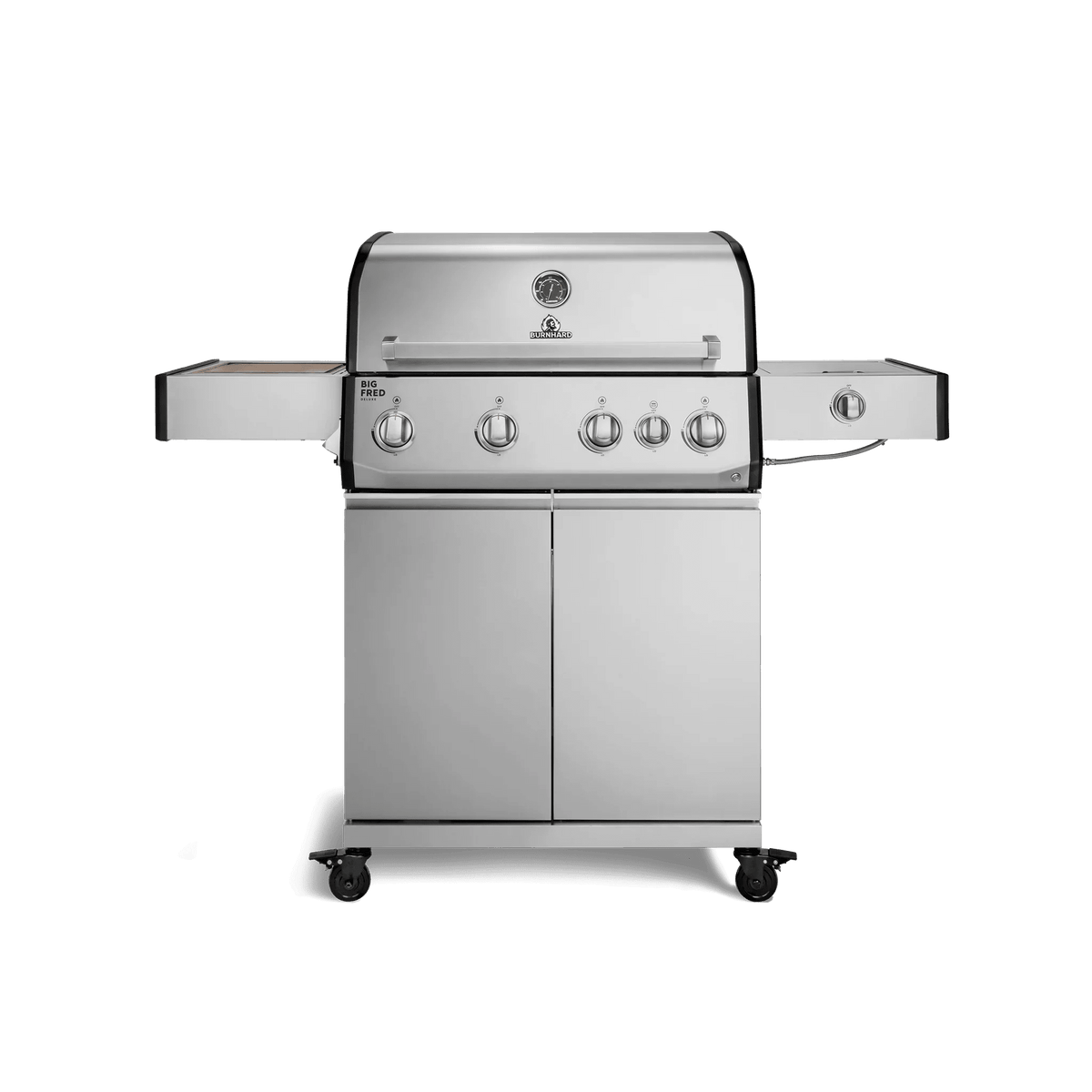 Burnhard Big FRED Deluxe Gasgrill Edelstahl 4 - Brenner mit Edelstahlrost Series 4 - grillstir.comBurnhard Big FRED Deluxe Gasgrill Edelstahl 4 - Brenner mit Edelstahlrost Series 4Burnhardgrillstir.com