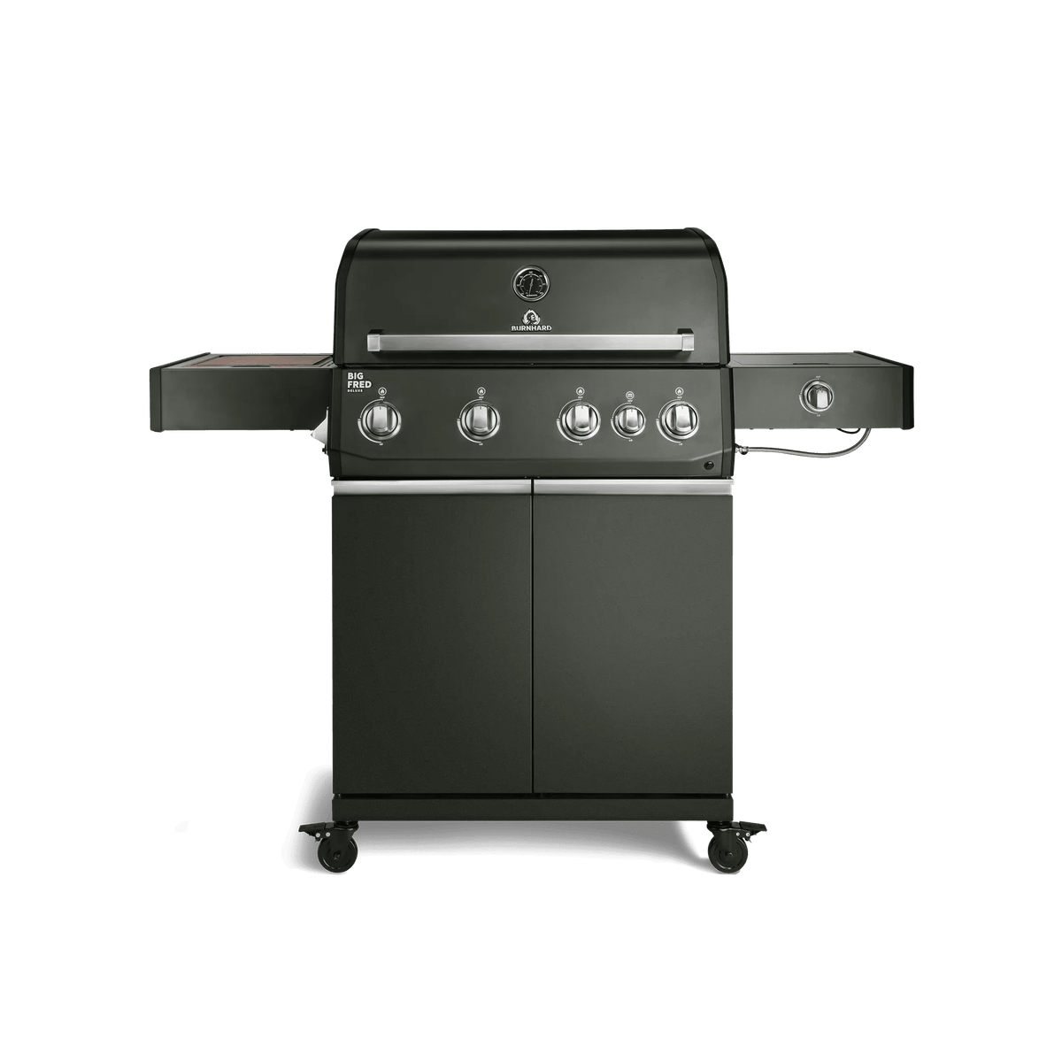 Burnhard Big FRED Deluxe Gasgrill Green Edition 4 - Brenner mit Gusseisenrost Series 4 - grillstir.comBurnhard Big FRED Deluxe Gasgrill Green Edition 4 - Brenner mit Gusseisenrost Series 4Burnhardgrillstir.com