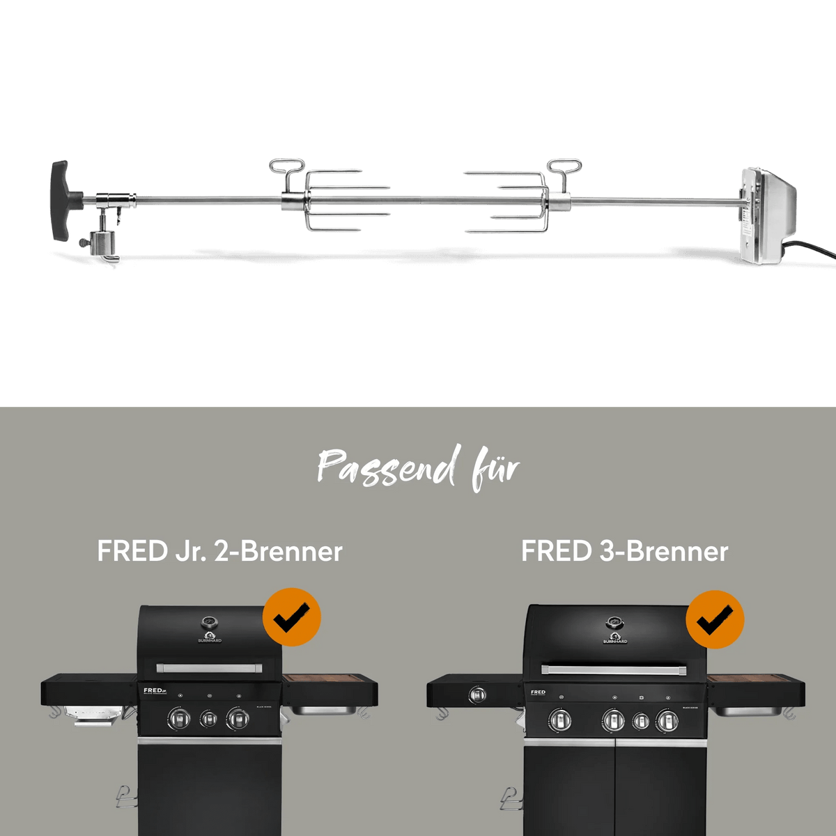 Burnhard Drehspieß FRED Jr. & FRED - grillstir.comBurnhard Drehspieß FRED Jr. & FREDBurnhardgrillstir.com