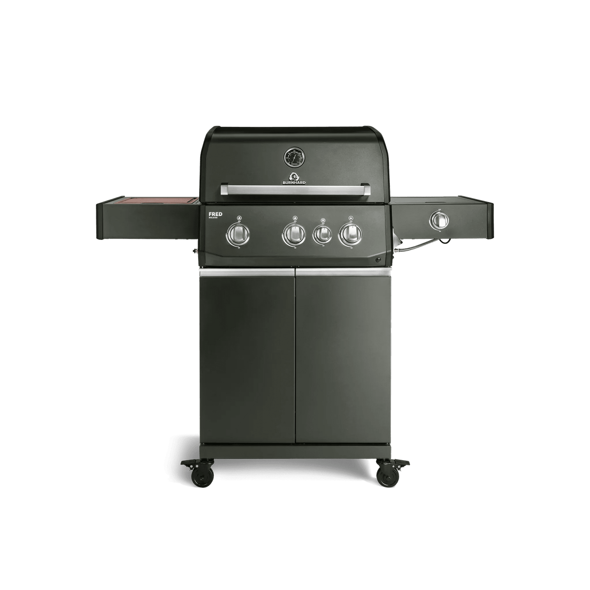 Burnhard FRED Deluxe Gasgrill 3 - Brenner Green Edition mit Edelstahlrost Series 4 - grillstir.comBurnhard FRED Deluxe Gasgrill 3 - Brenner Green Edition mit Edelstahlrost Series 4Burnhardgrillstir.com