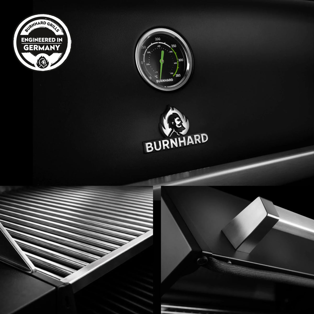Burnhard FRED Jr. Deluxe Gasgrill Black Edition 2 - Brenner mit Edelstahlrost Series 4 - grillstir.comBurnhard FRED Jr. Deluxe Gasgrill Black Edition 2 - Brenner mit Edelstahlrost Series 4Burnhardgrillstir.com