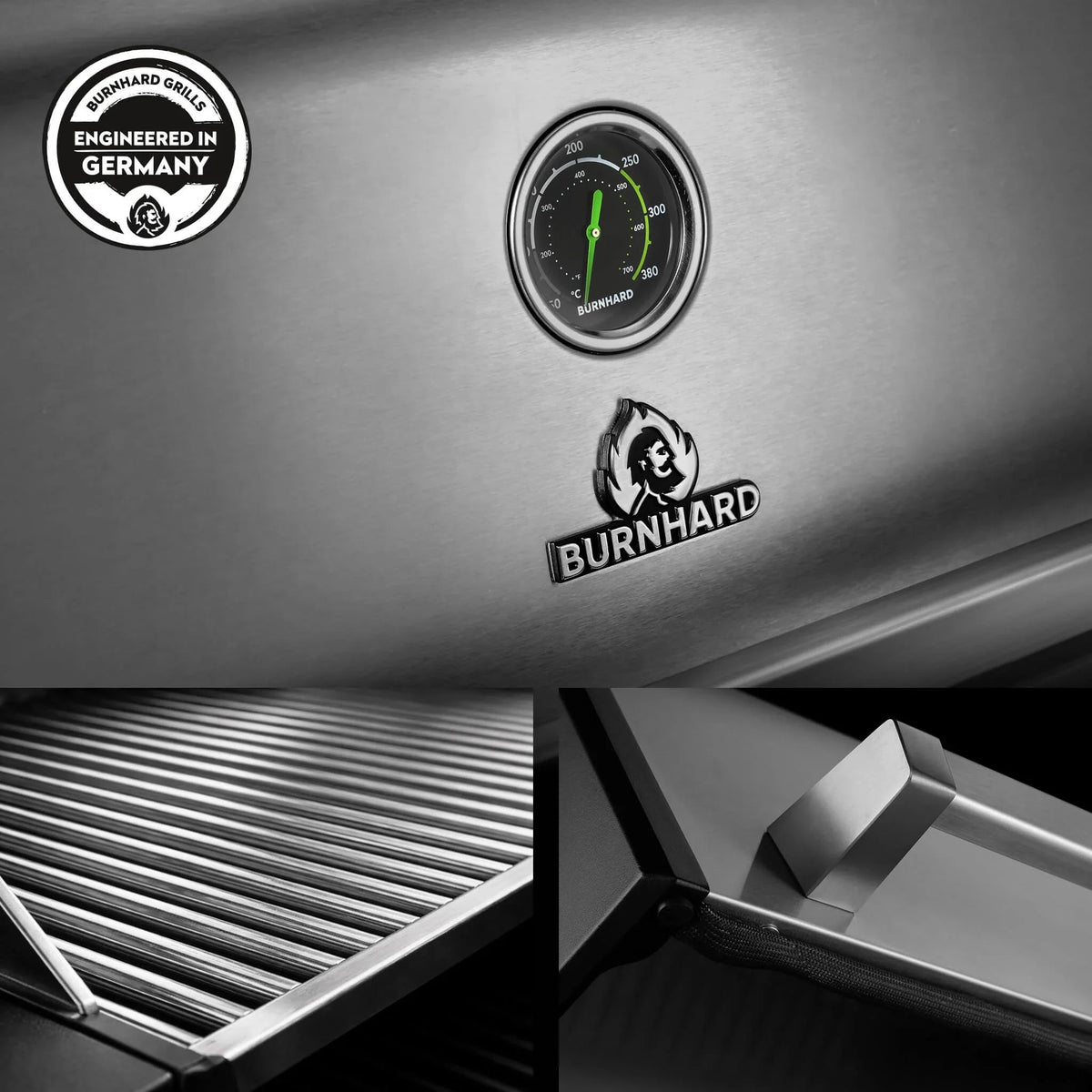 Burnhard FRED Jr. Deluxe Gasgrill Edelstahl 2 - Brenner mit Edelstahlrost Series 4 - grillstir.comBurnhard FRED Jr. Deluxe Gasgrill Edelstahl 2 - Brenner mit Edelstahlrost Series 4Burnhardgrillstir.com