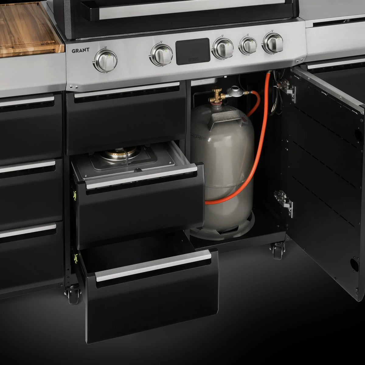 Burnhard GRANT Pro - Modularer Gasgrill 4 - Brenner mit Türen und Gusseisenrost - grillstir.comBurnhard GRANT Pro - Modularer Gasgrill 4 - Brenner mit Türen und GusseisenrostGrillBurnhardgrillstir.com