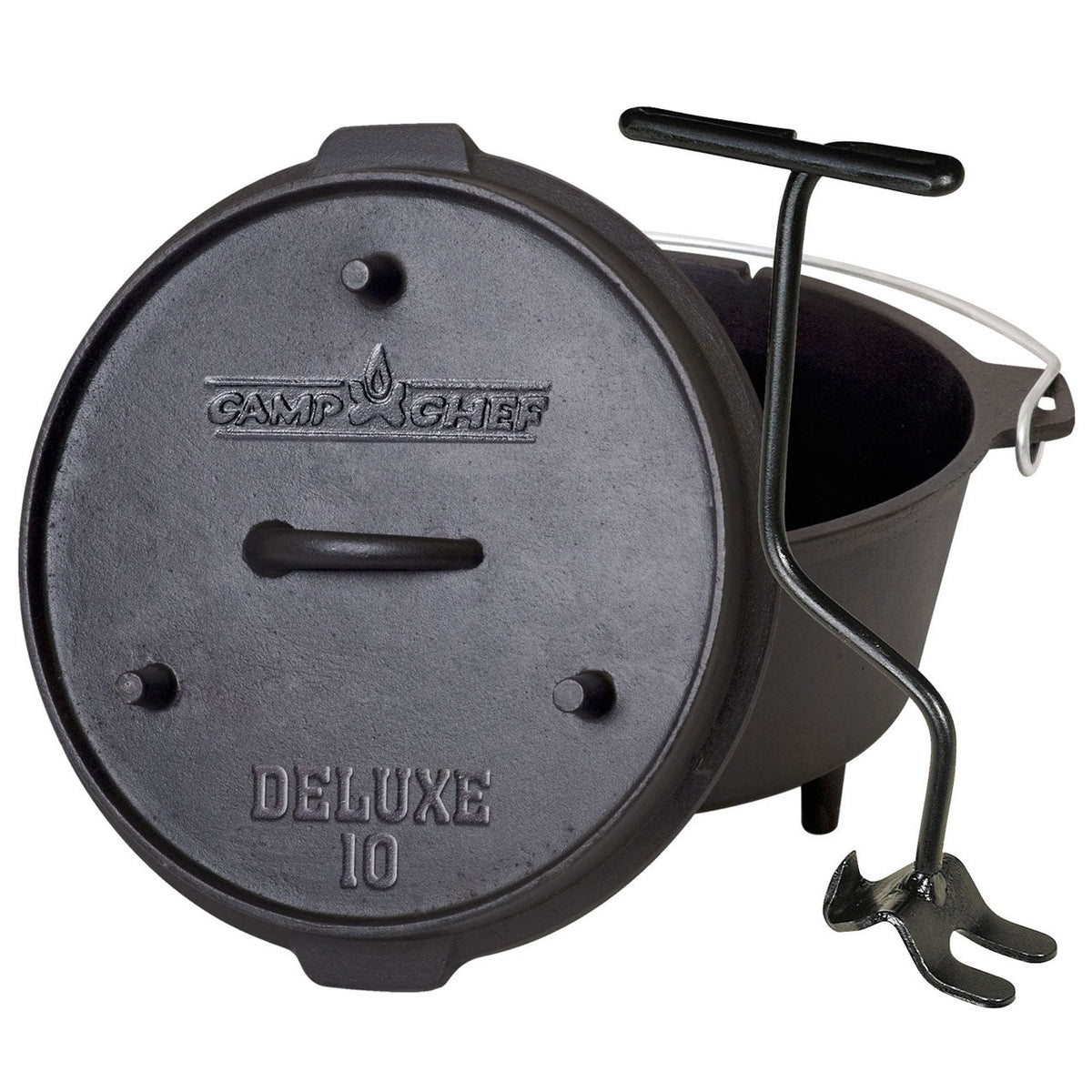 Camp Chef Dutch Oven Deluxe, 10" - grillstir.comCamp Chef Dutch Oven Deluxe, 10"Camp Chefgrillstir.comCC - DO10EU0033246216058