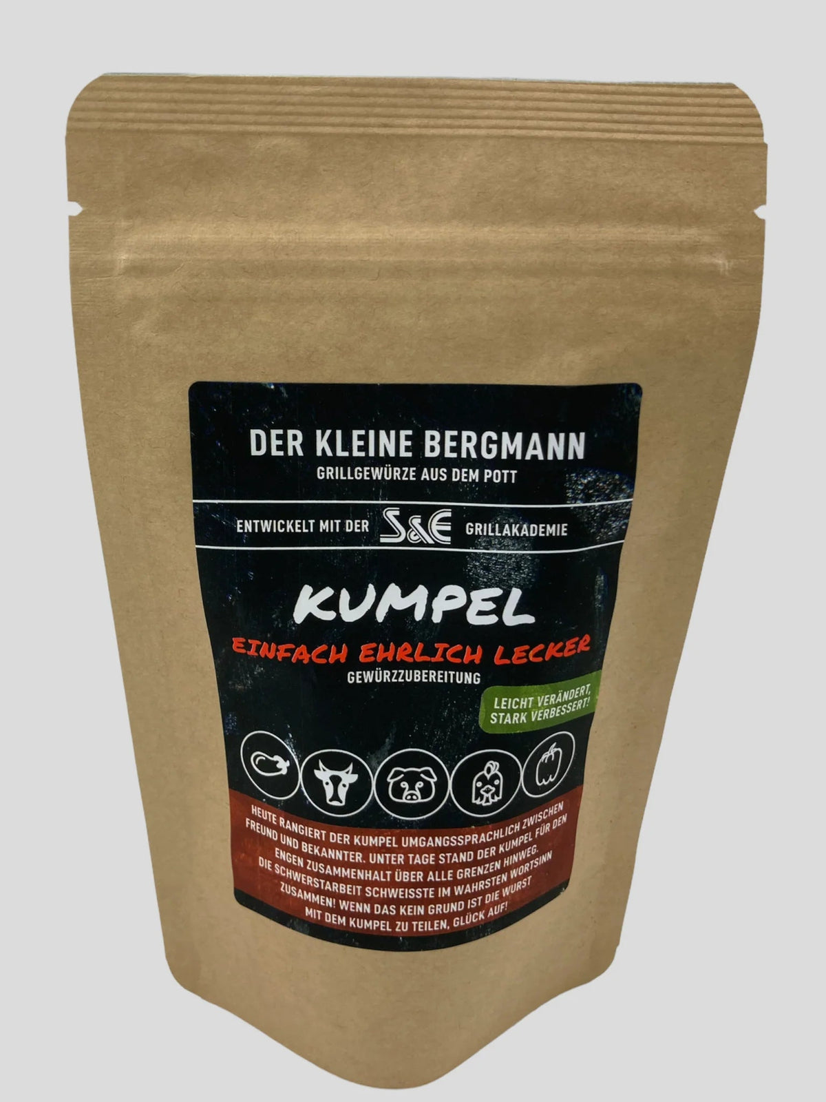 Der Kleine Bergmann Kumpel Grillmeisters Liebling, 100g Beutel - grillstir.comDer Kleine Bergmann Kumpel Grillmeisters Liebling, 100g BeutelDer kleine Bergmanngrillstir.com