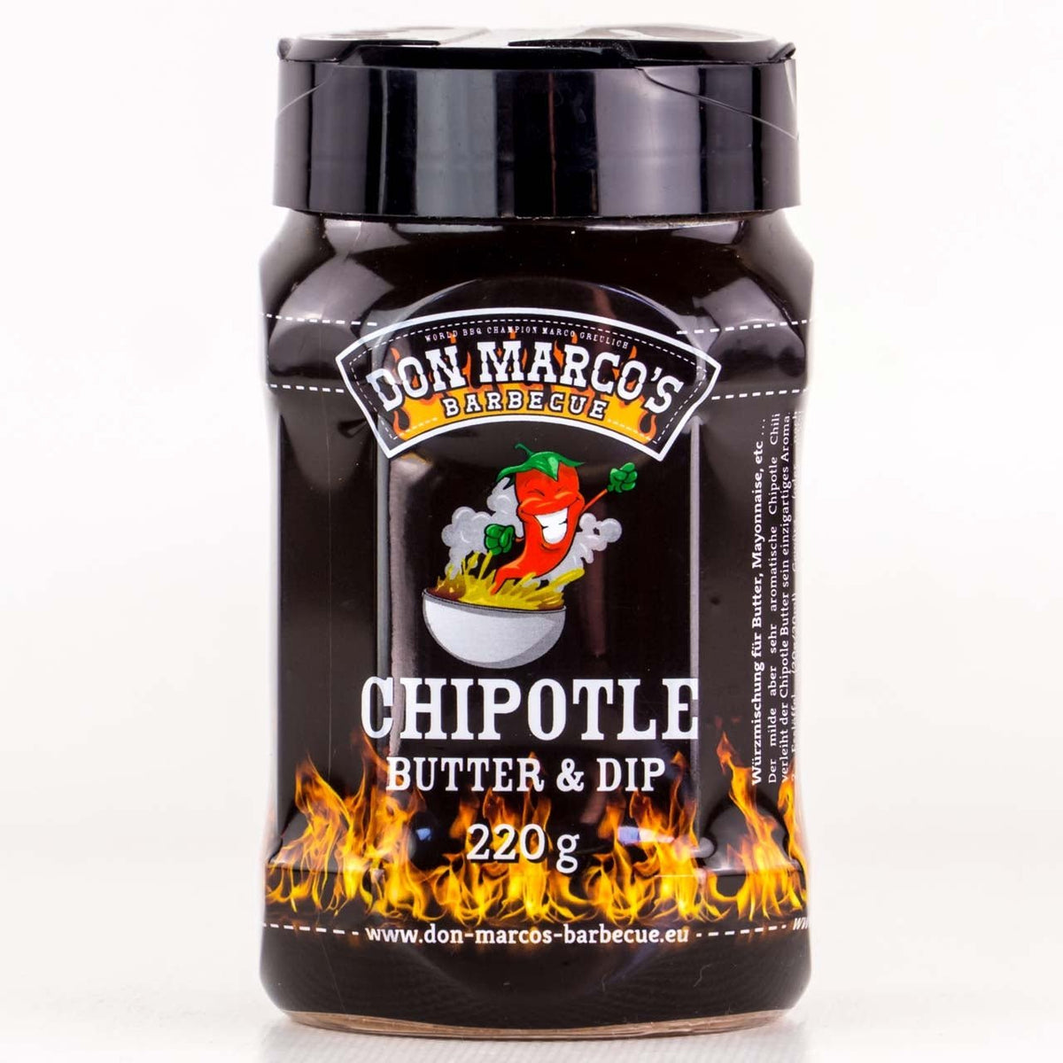 Don Marco's Chipotle Butter & Dip, 220g Streuer - grillstir.comDon Marco's Chipotle Butter & Dip, 220g StreuerDon Marco'sgrillstir.comdm101 - 004 - 2204260266352442