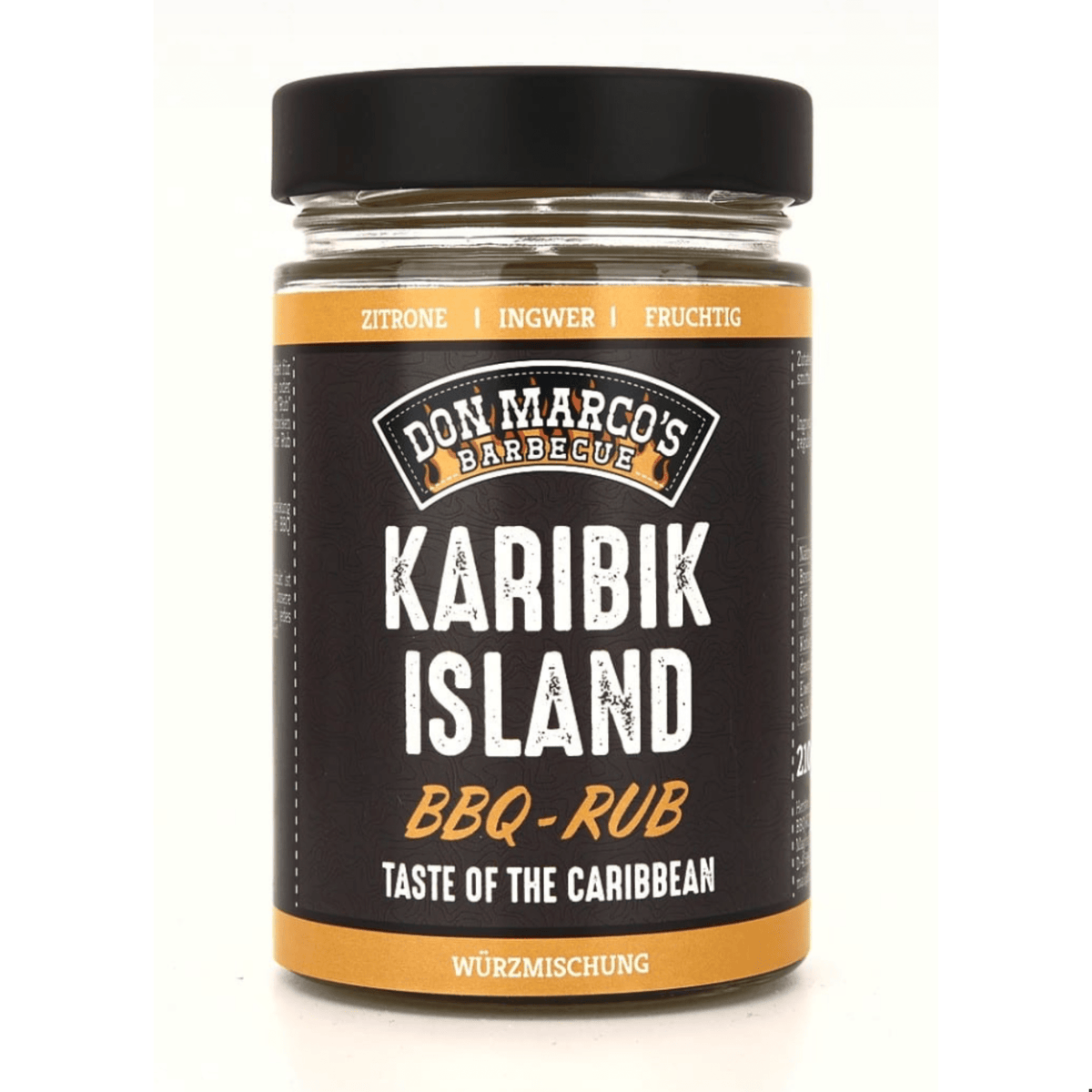 Don Marco's Karibik Islands Rub, 210g Glas - grillstir.comDon Marco's Karibik Islands Rub, 210g GlasLebensmittelDon Marco'sgrillstir.com