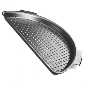 Gelochte halbrunde Grillplatte für den EGGspander XLarge - grillstir.comGelochte halbrunde Grillplatte für den EGGspander XLargeBig Green Egggrillstir.com