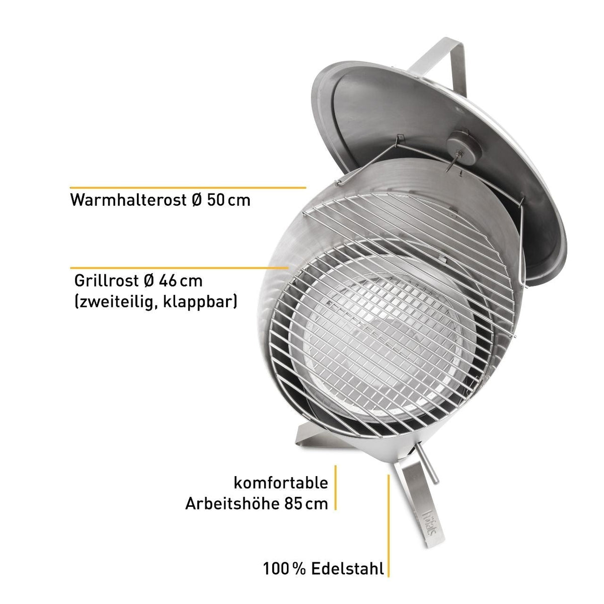 Höfats CONE Holzkohlegrill, Ø 50 cm Grillfläche - grillstir.comHöfats CONE Holzkohlegrill, Ø 50 cm GrillflächeHöfatsgrillstir.comH0101014260447330030