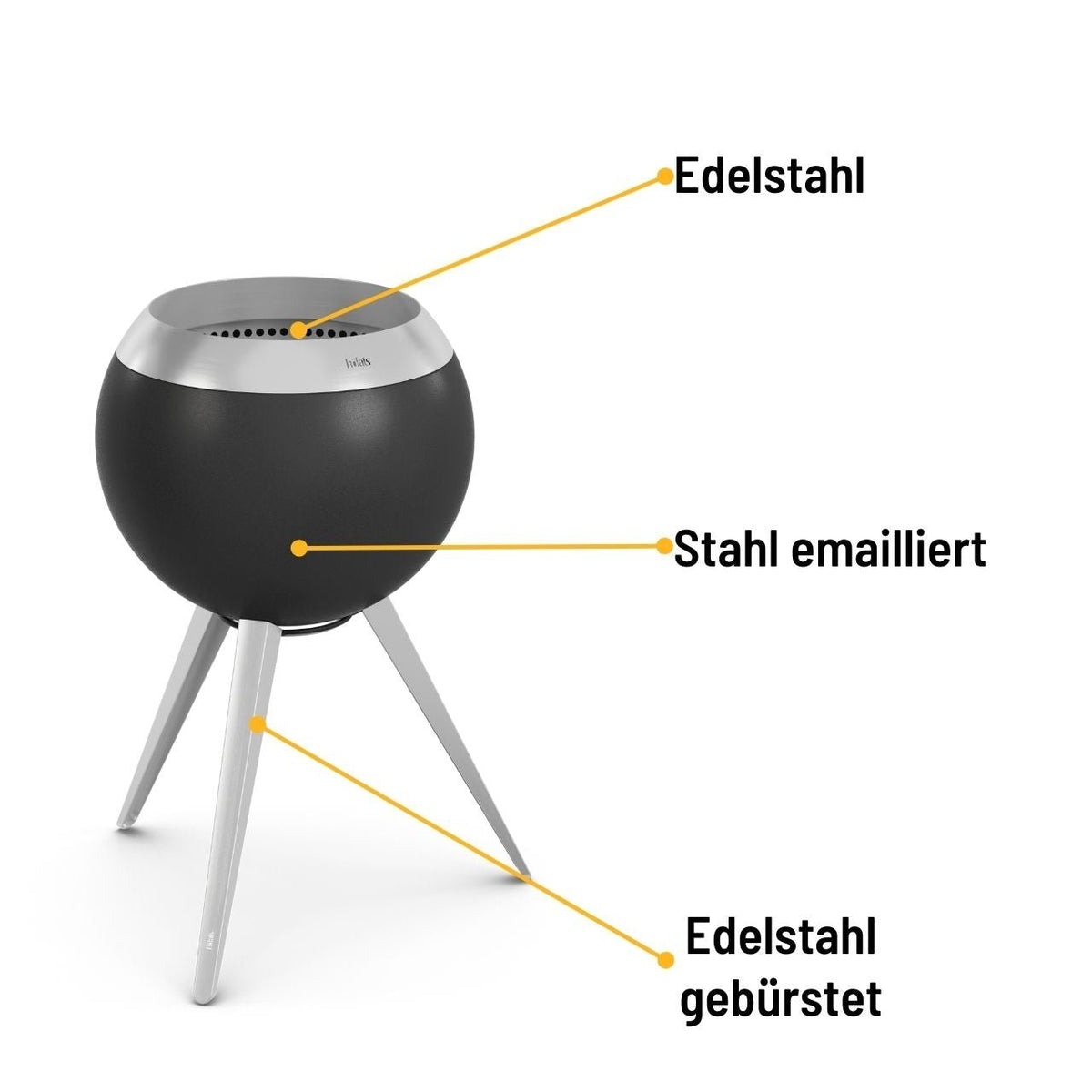 Höfats MOON 45 Feuerschale mit hohem Fuß - grillstir.comHöfats MOON 45 Feuerschale mit hohem FußHöfatsgrillstir.comH007174064251007160