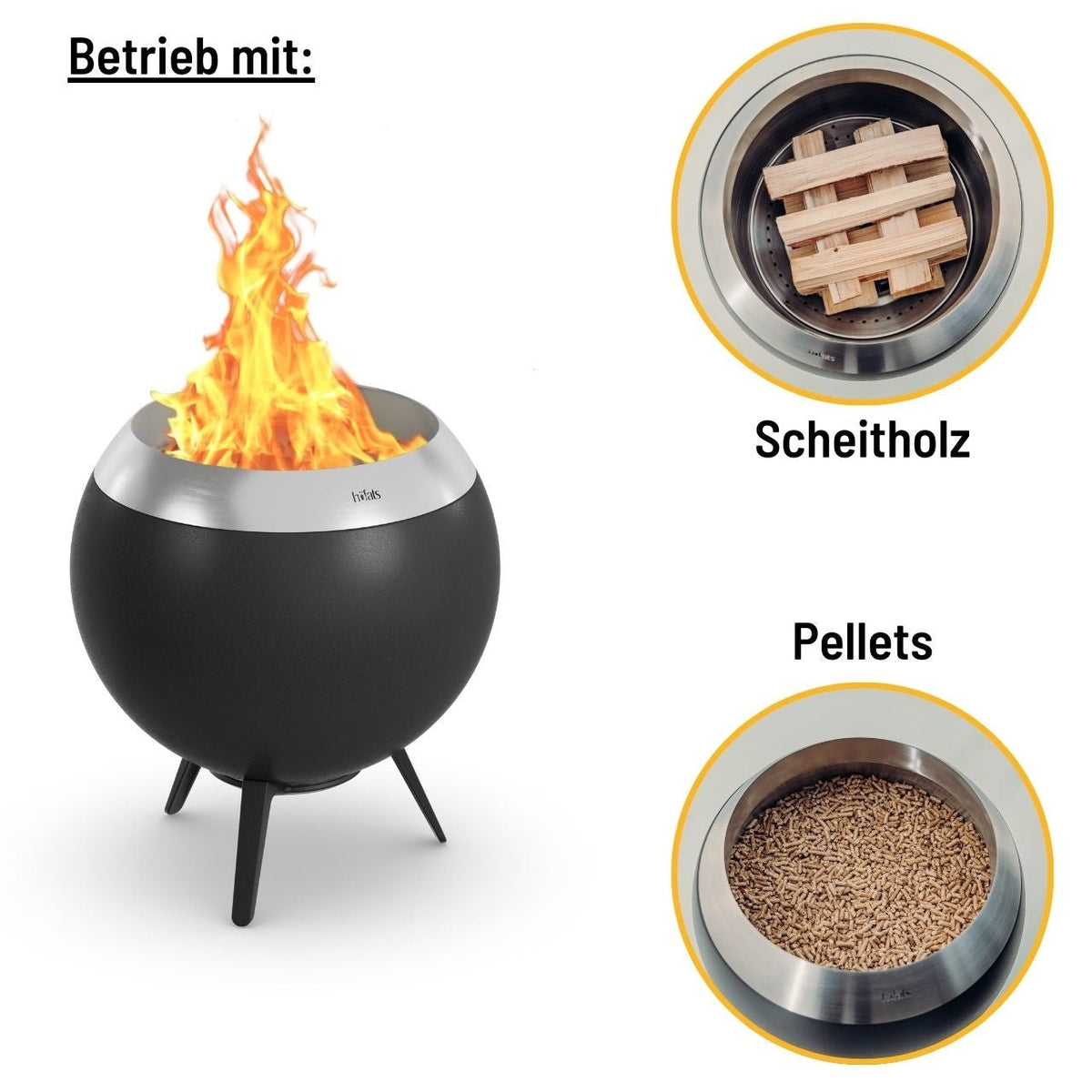 Höfats MOON 45 Feuerschale mit niedrigem Fuß - grillstir.comHöfats MOON 45 Feuerschale mit niedrigem FußHöfatsgrillstir.comH007164064251007160