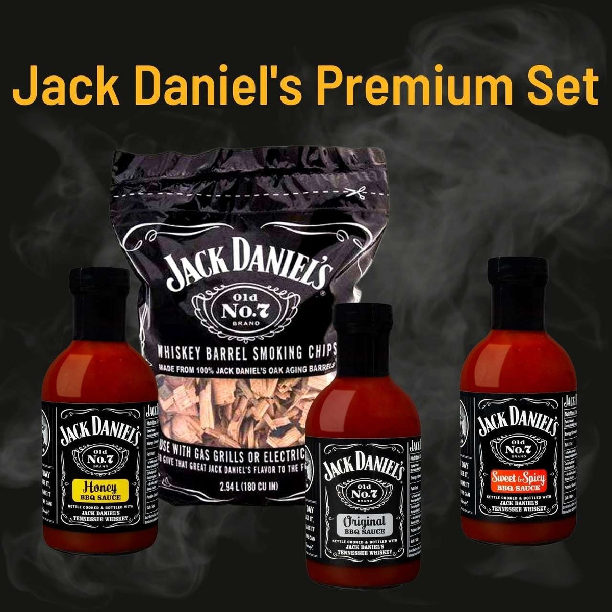 Jack Daniel's Premium Set - grillstir.comJack Daniel's Premium SetJack Daniel'sgrillstir.comJD - SaucenSet+Raeucherchips2500003181471