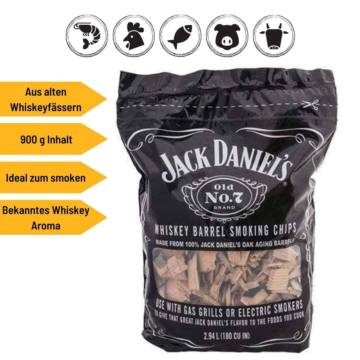 Jack Daniel's Räucherchips, 900g - grillstir.comJack Daniel's Räucherchips, 900gJack Daniel'sgrillstir.comJD - SW078342017499