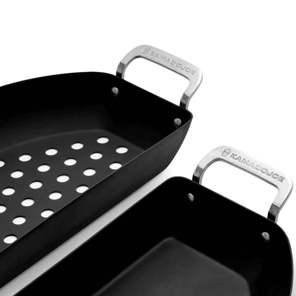 KamadoJoe Halbmond Pfannen Set - grillstir.comKamadoJoe Halbmond Pfannen SetGrillzubehörKamado Joegrillstir.com