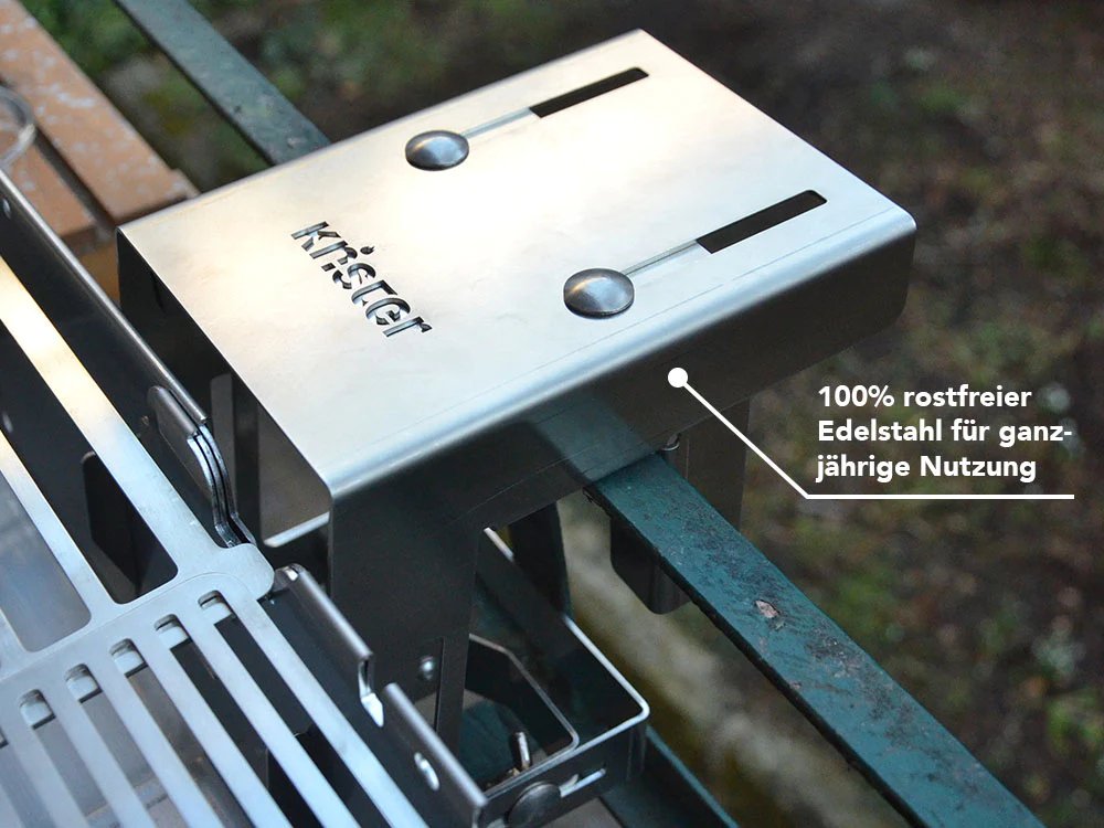 Knister Balkonhalterung & Relinghalterung - grillstir.comKnister Balkonhalterung & RelinghalterungKnistergrillstir.com11064270000239977