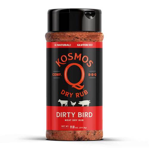 Kosmos Q Dirty Bird Chicken Rub - 11 oz - grillstir.comKosmos Q Dirty Bird Chicken Rub - 11 ozKosmos Qgrillstir.com