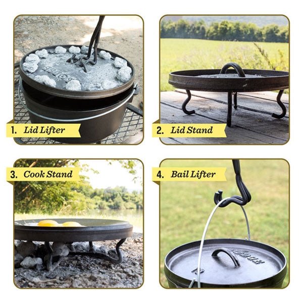 Lodge Dutch Oven Tool, 4 in 1 - grillstir.comLodge Dutch Oven Tool, 4 in 1Lodgegrillstir.comL - A5 - 110075536035741