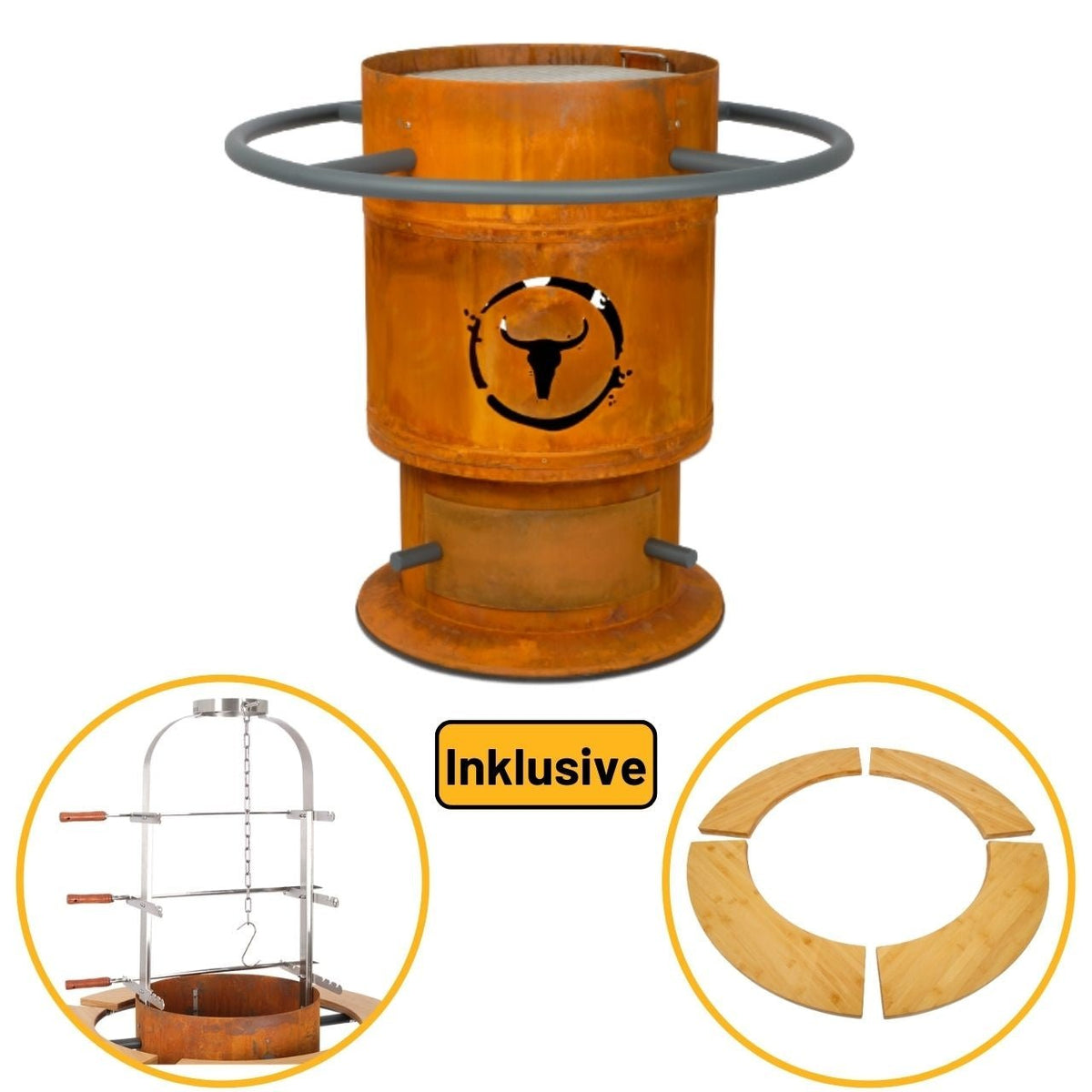 Moesta Bandit FirePlace Set, inkl. Ablagebrett Bambus & Asado - Aufsatz - grillstir.comMoesta Bandit FirePlace Set, inkl. Ablagebrett Bambus & Asado - AufsatzMoestagrillstir.com198854260664772347