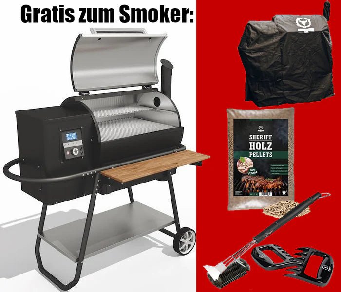 Moesta Sheriff Pellet Smoker, Sparbundle (neuestes Modell) - grillstir.comMoesta Sheriff Pellet Smoker, Sparbundle (neuestes Modell)Moestagrillstir.com19896