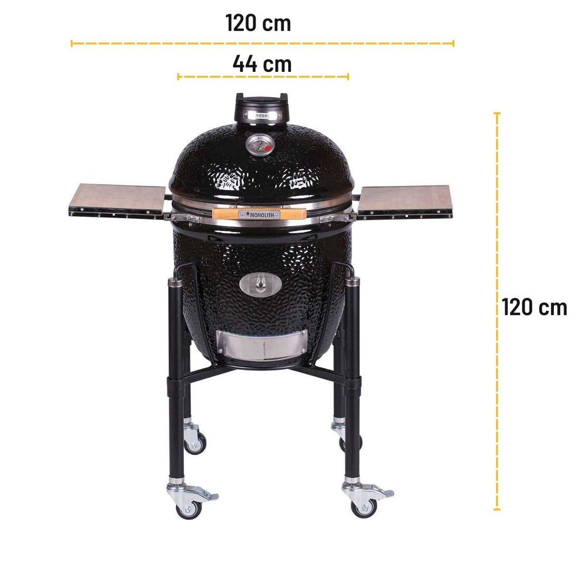 Monolith Classic Pro - Serie 2.0 – Schwarz mit Gestell - grillstir.comMonolith Classic Pro - Serie 2.0 – Schwarz mit GestellMonolithgrillstir.com121001 - BLACKM4260444583330