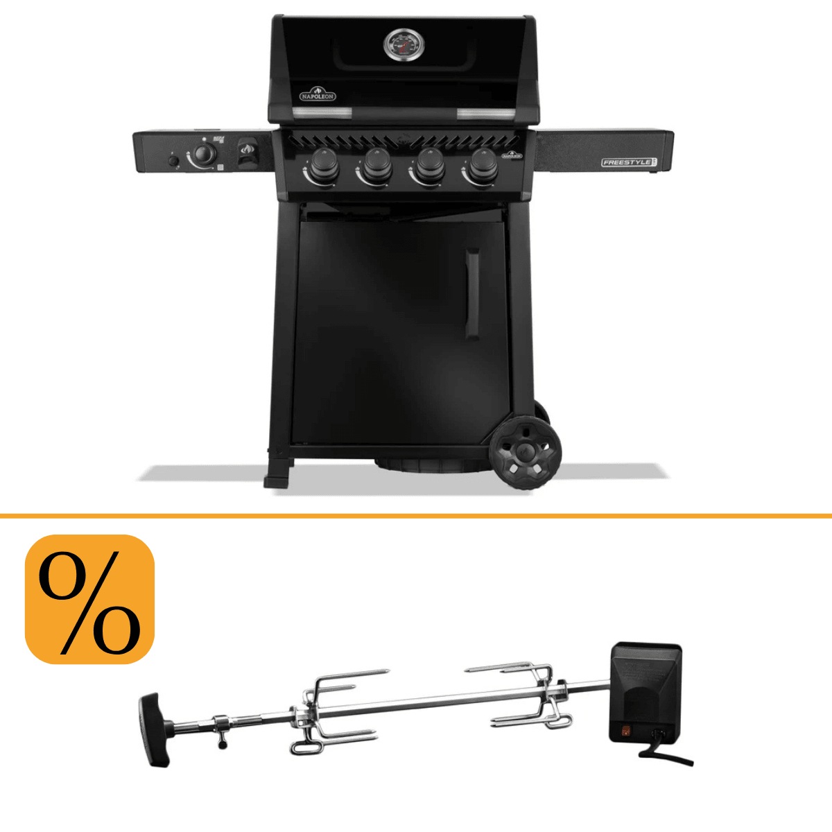 Napoleon Freestyle PRO 425 inklusive Rotisserie - grillstir.comNapoleon Freestyle PRO 425 inklusive RotisserieNapoleongrillstir.com