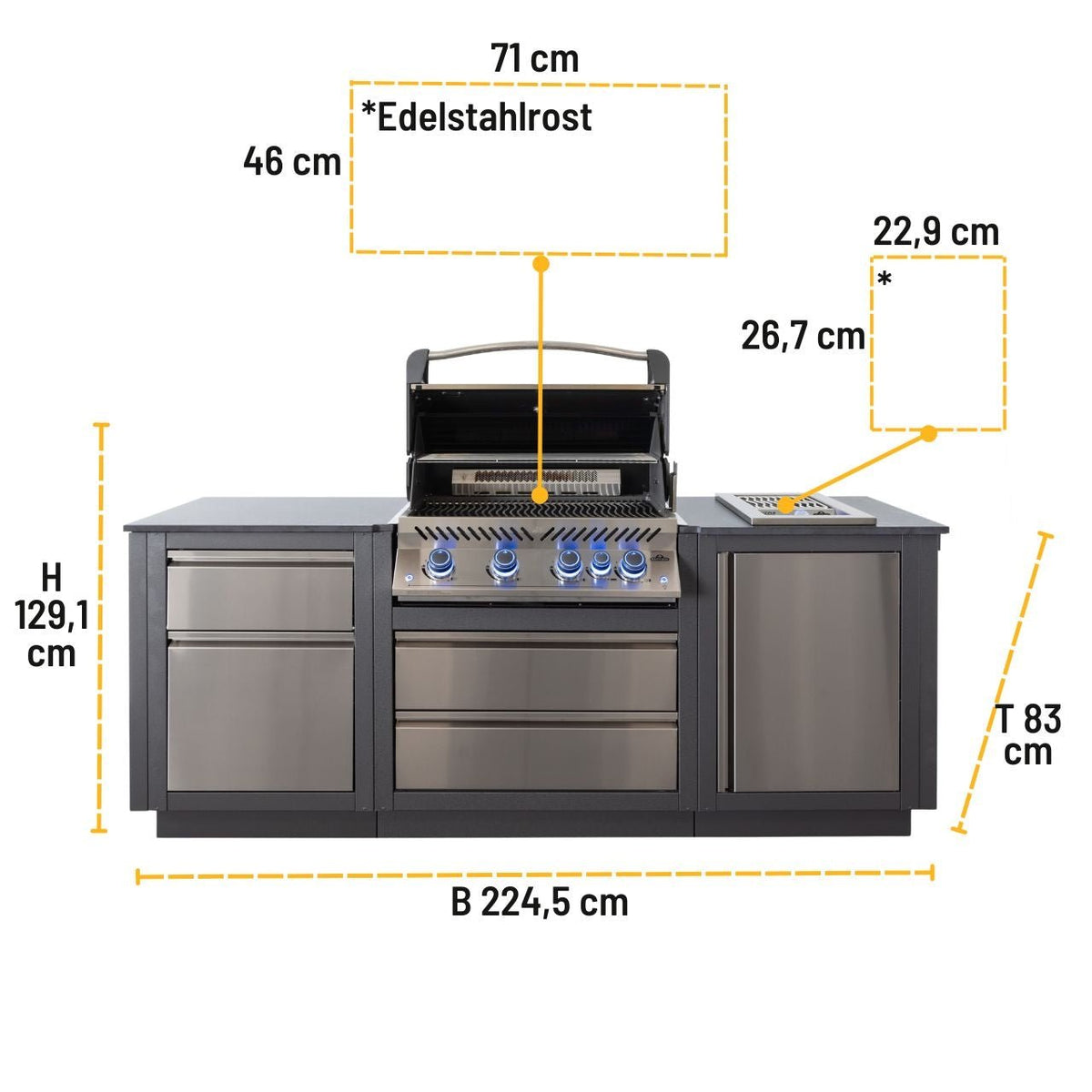 Napoleon Oasis Compact Prestige 500 mit Einbau Sizzle Zone - grillstir.comNapoleon Oasis Compact Prestige 500 mit Einbau Sizzle ZoneNapoleongrillstir.comODK105 - P500P - DE0629162148322
