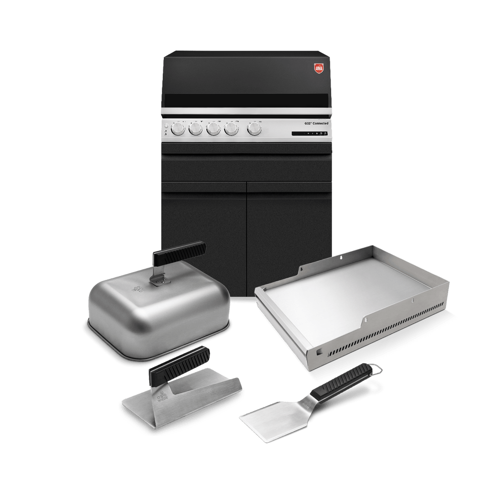Otto Wilde „Burger Profi“ - Set mit Gasgrill G32 Connected 2 Türen - grillstir.comOtto Wilde „Burger Profi“ - Set mit Gasgrill G32 Connected 2 TürenGrillbundleOtto Wildegrillstir.com