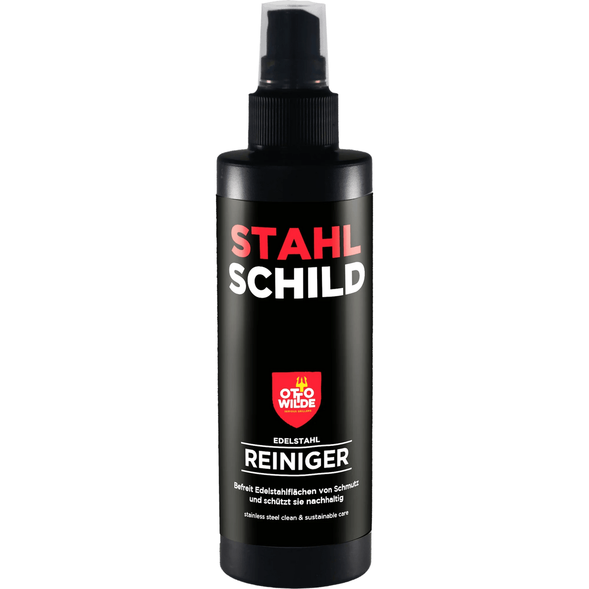 Otto Wilde Edelstahlreiniger Stahlschild, 200ml - grillstir.comOtto Wilde Edelstahlreiniger Stahlschild, 200mlOtto Wildegrillstir.com2003314260630450828