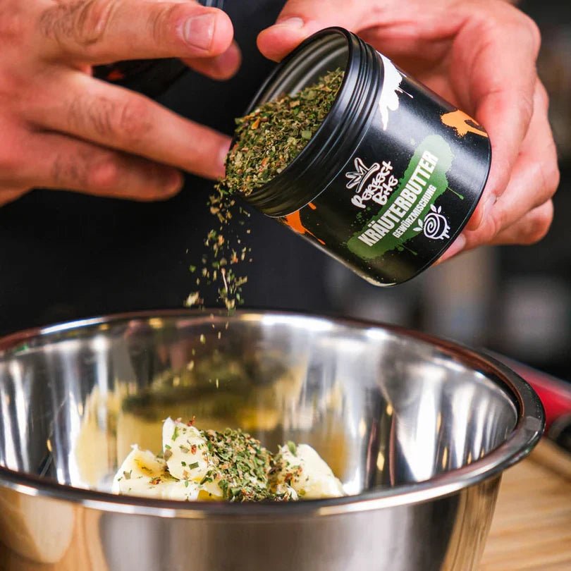 Perfect Bite Kräuterbutter (55g) - grillstir.comPerfect Bite Kräuterbutter (55g)GewürzPerfect Bitegrillstir.com