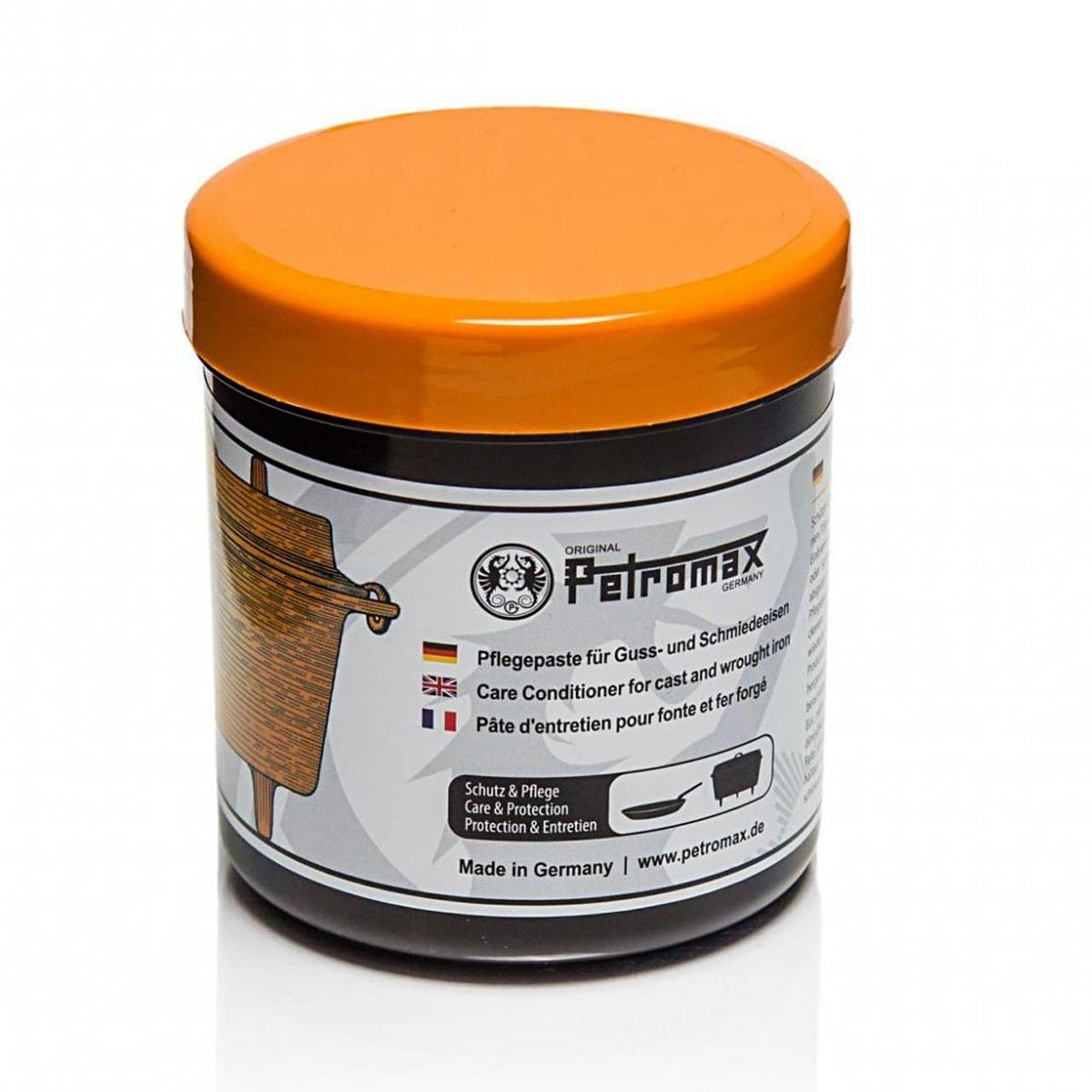 Petromax Einbrenn - und Pflegepaste für Feuertöpfe/Dutch Oven - grillstir.comPetromax Einbrenn - und Pflegepaste für Feuertöpfe/Dutch OvenPetromaxgrillstir.comft - pflege4250435707098